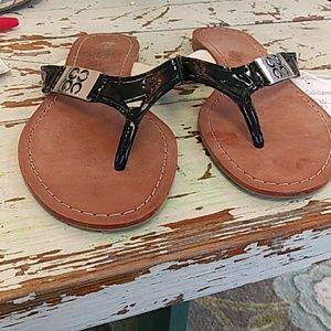 Coach Patent Sandals